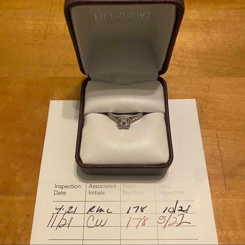 Helzberg 14KW 1/2 CTW Diamond Ring, Engagement Wedding, Bridal - Picture 13 of 17